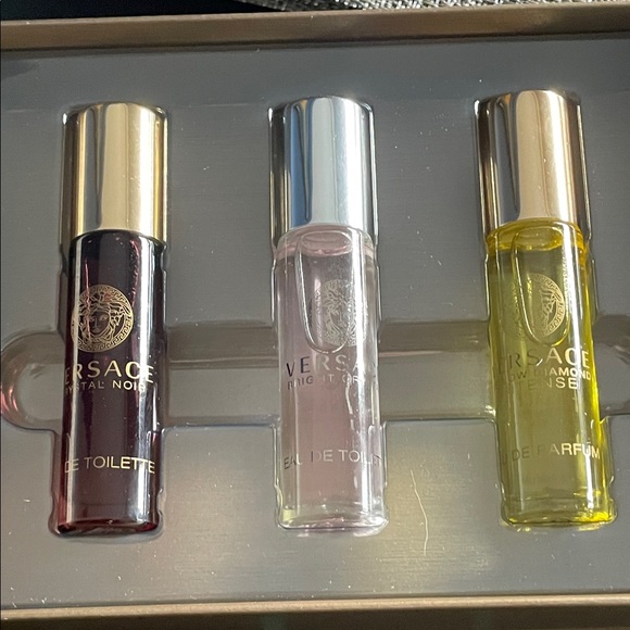 Versace Trio Perfume Collection - Black, Clear, Yellow - Picture 2 of 3